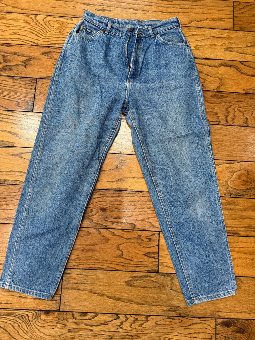 Vintage 90s Lee High-Rise Women's Jeans in Light Blue Wash